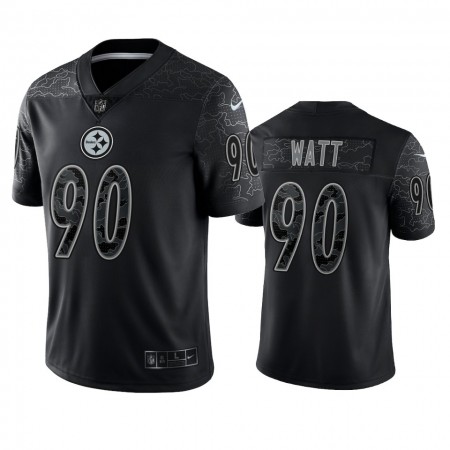 Tröjor Pittsburgh Steelers T.J. Watt 90 Svart Reflective Limited - Män Tröjor Pittsburgh Steelers T.J. Watt 90 Svart Reflective Limited - Män